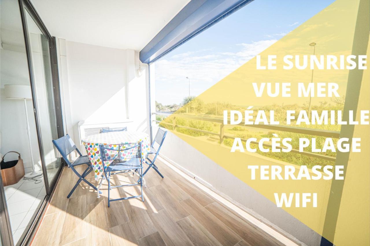 Le Sunrise Vue Mer Acces Plage- Spacieux-2 Terrasses-Wifi - Confort -Top Pros Servicesconciergerielagrandemotte Ла-Гранд-Мот Экстерьер фото
